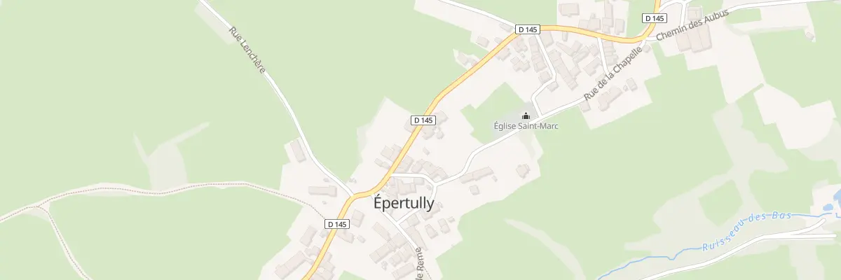 Plan du 6 Rue du Chateau à Épertully