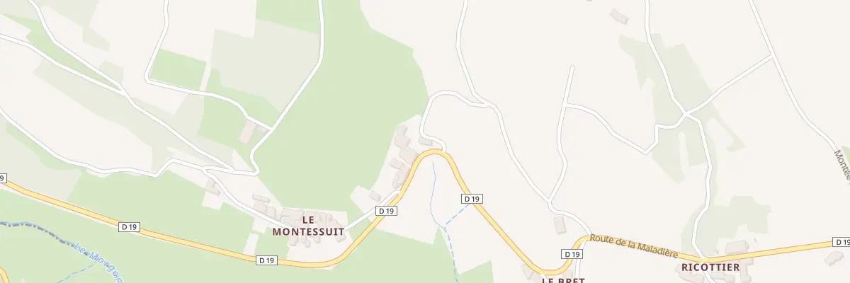 Plan du 23 Imp du Creux à Cogny