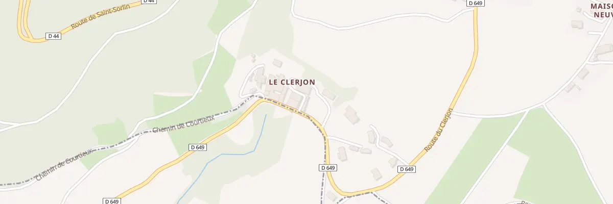 Plan du 5097 Le Clerjon à Montmelas-Saint-Sorlin