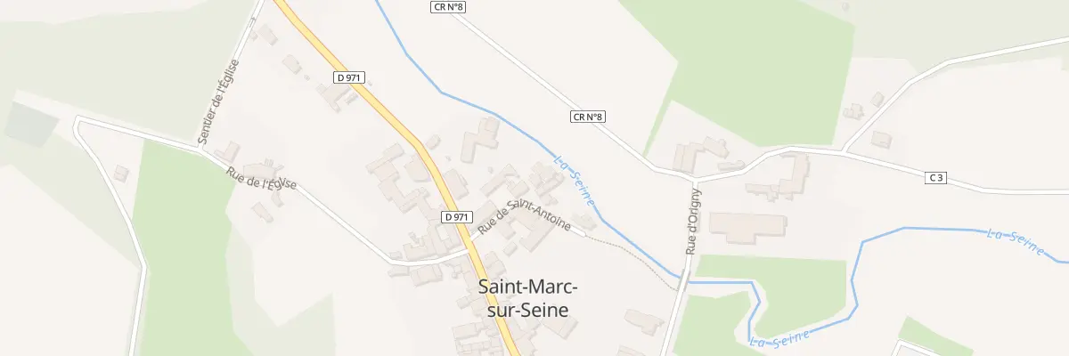 Plan du 5075 Les Ouches à Saint-Marc-sur-Seine
