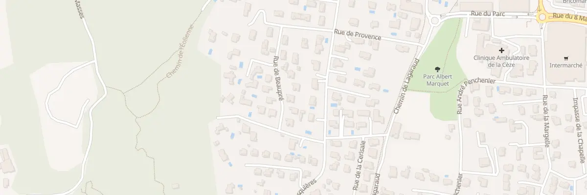 Plan du 9 Che de Lagaraud à Bagnols-sur-Cèze