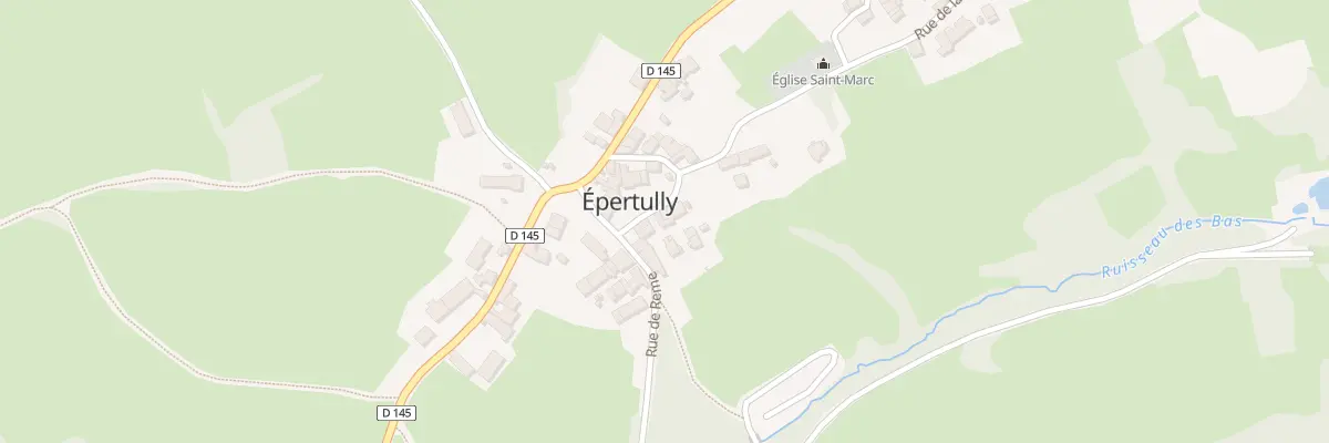 Plan du 2 Rue de la Chapelle à Épertully