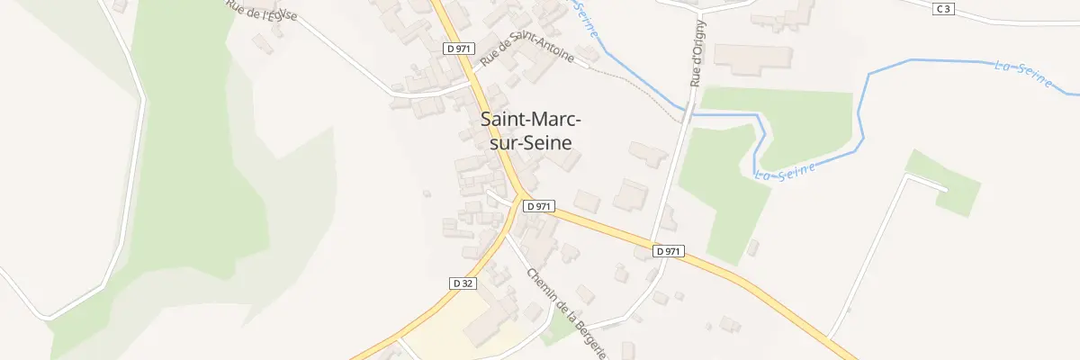 Plan du 5008 Les Ouches à Saint-Marc-sur-Seine