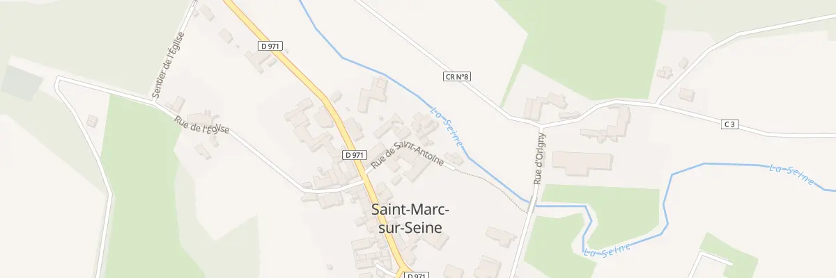 Plan du 5110 Les Ouches à Saint-Marc-sur-Seine