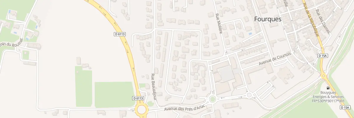 Plan du 23 Rue Marcel Pagnol à Fourques