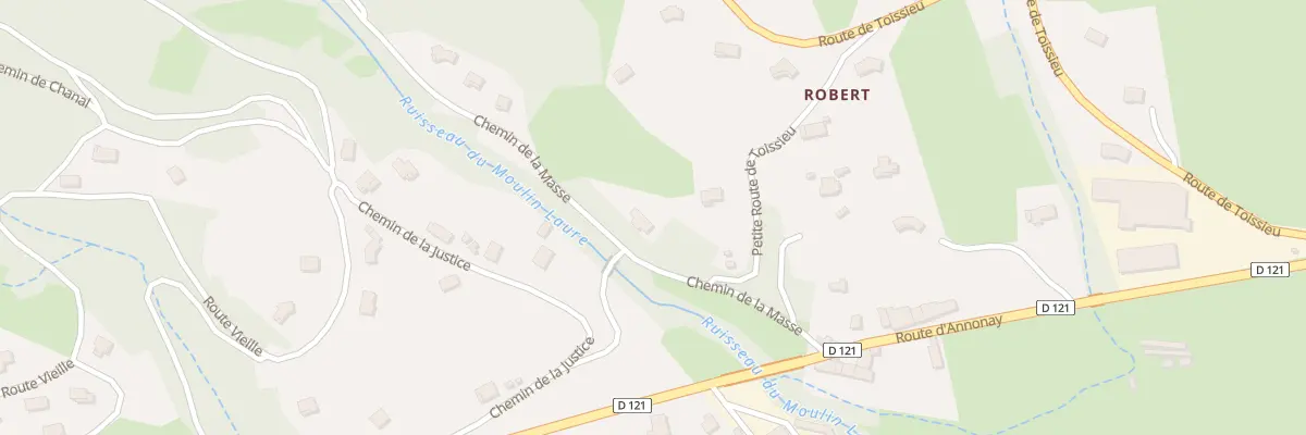 Plan du 5255 Che de la Masse à Villevocance