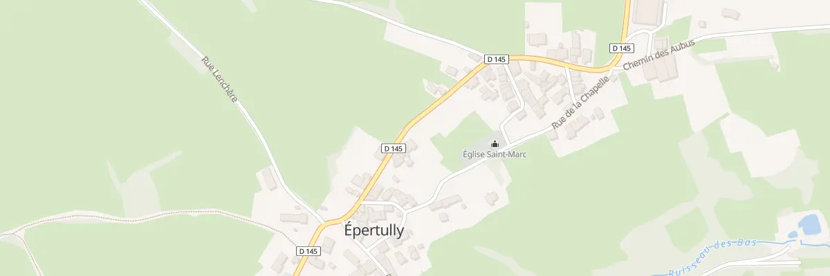 Plan du 8 Rue du Chateau à Épertully