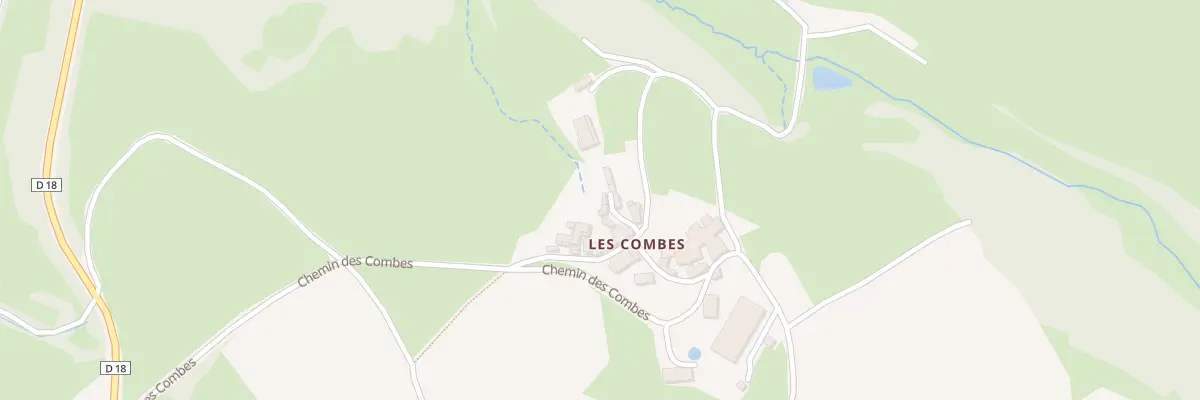 Plan du 5022A Les Combes Avenas à Deux-Grosnes