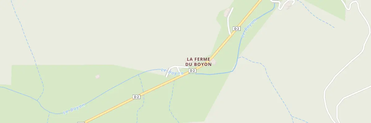 Plan du 5136 Pont de Boyon à Pranles