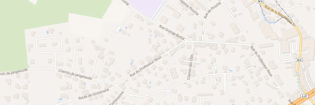 Plan du 62 Rue du Professeur Roux à Rive-de-Gier