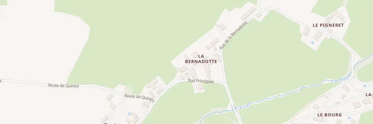 Plan du 41 Rue de la Bernadotte à Savianges