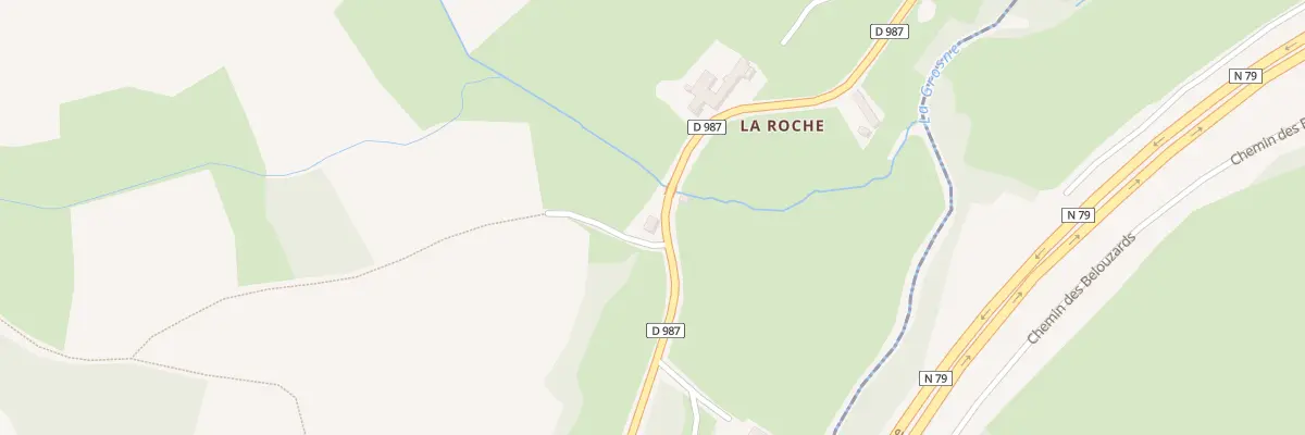Plan du 1168 Rte de Clermain à Mazille