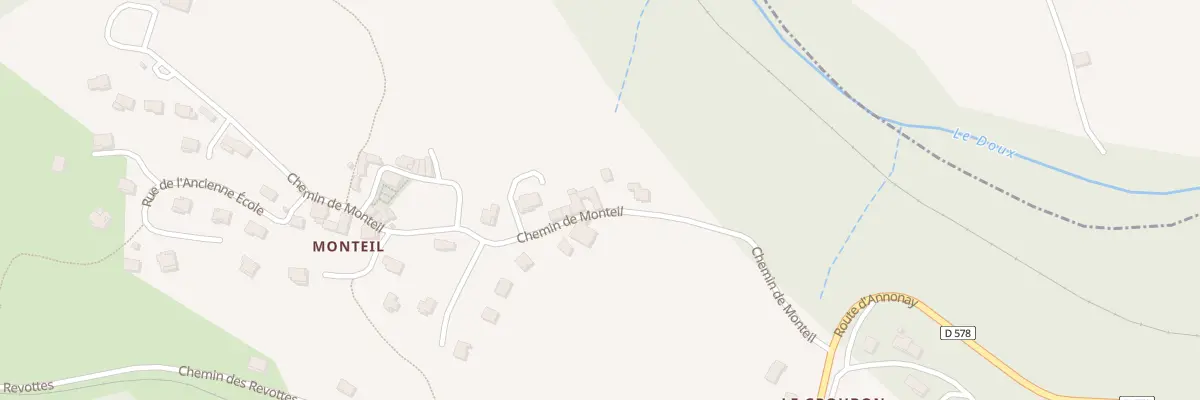 Plan du 5027 Monteil au Crestet