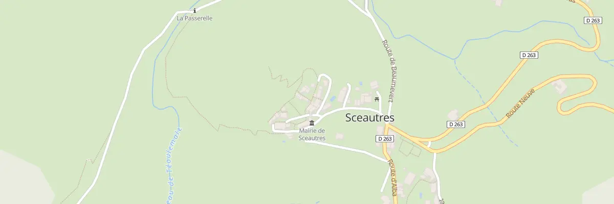 Plan du 11 Rue du Mistral à Sceautres