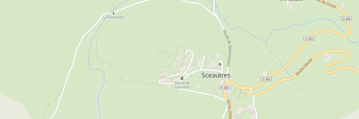 Plan du 5125 Le Village de Sceautres à Sceautres