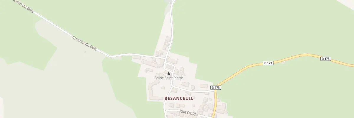 Plan du 2 Imp de la Chapelle à Bonnay-Saint-Ythaire