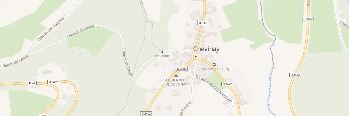 Plan du 33 Che du Lavoir à Chevinay