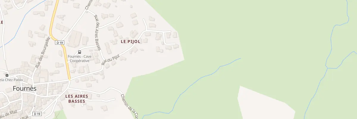 Plan du 5032 Le Pijol à Fournès
