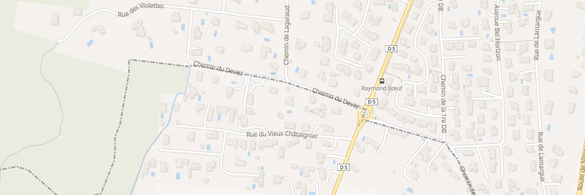 Plan du 5227 Che du Devez à Tresques
