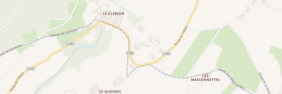 Plan du 682 Rte du Clerjon à Montmelas-Saint-Sorlin