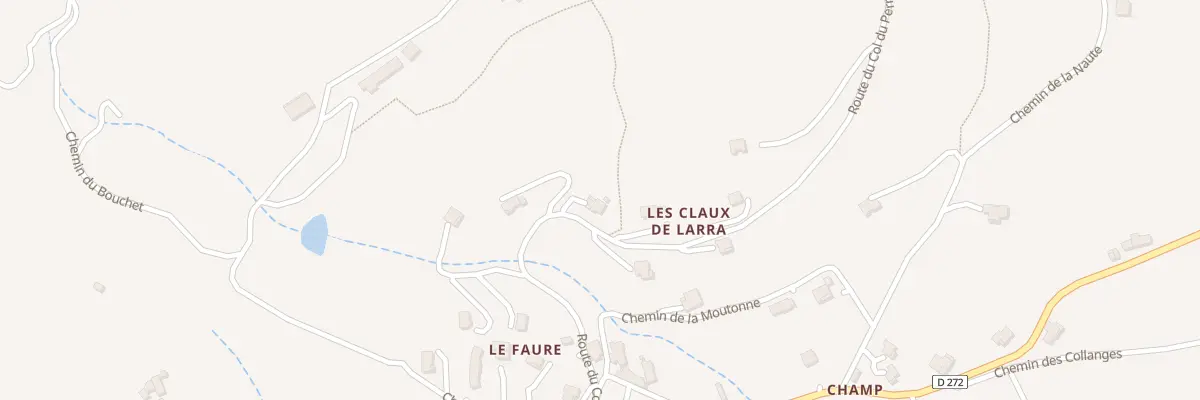 Plan du 325 Rte du Col du Perrier à Empurany