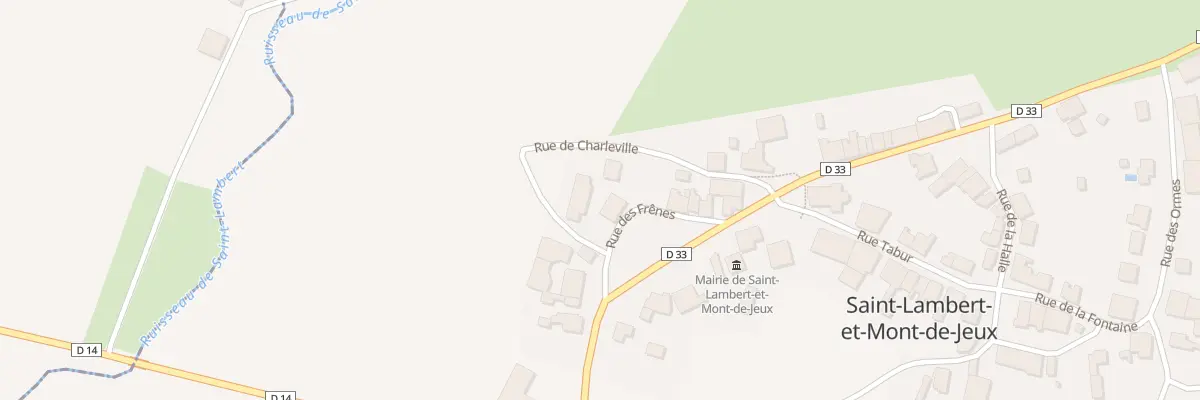 Plan du 12 Rue des Frenes à Saint-Lambert-et-Mont-de-Jeux