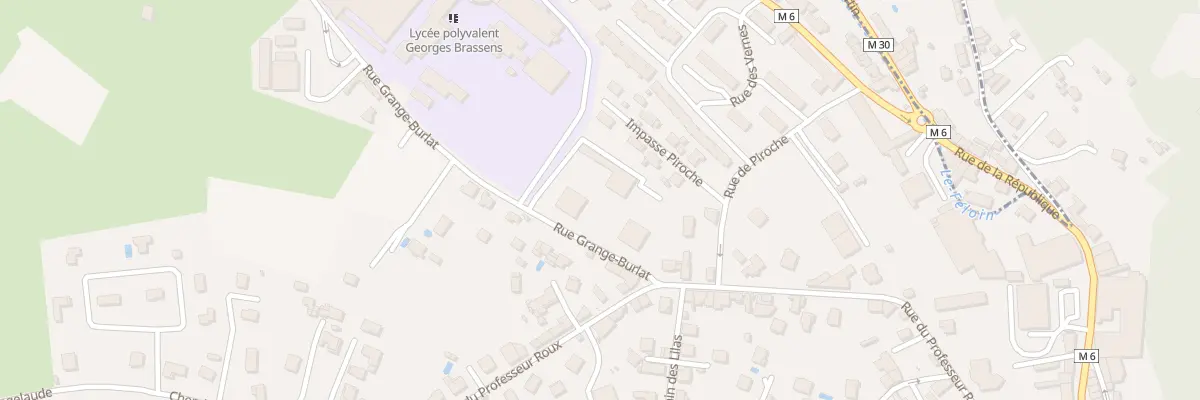 Plan du 2 Rue de Grange Burlat à Rive-de-Gier