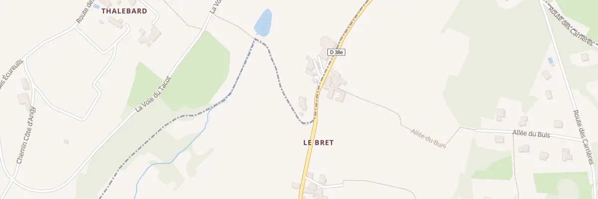 Plan du 5060 Le Bret à Moiré