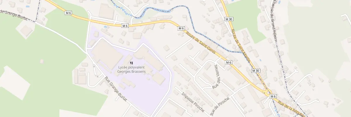 Plan du 11A Rte de Saint Genis à Rive-de-Gier