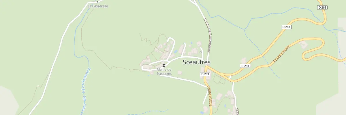 Plan du 5029 Le Village de Sceautres à Sceautres