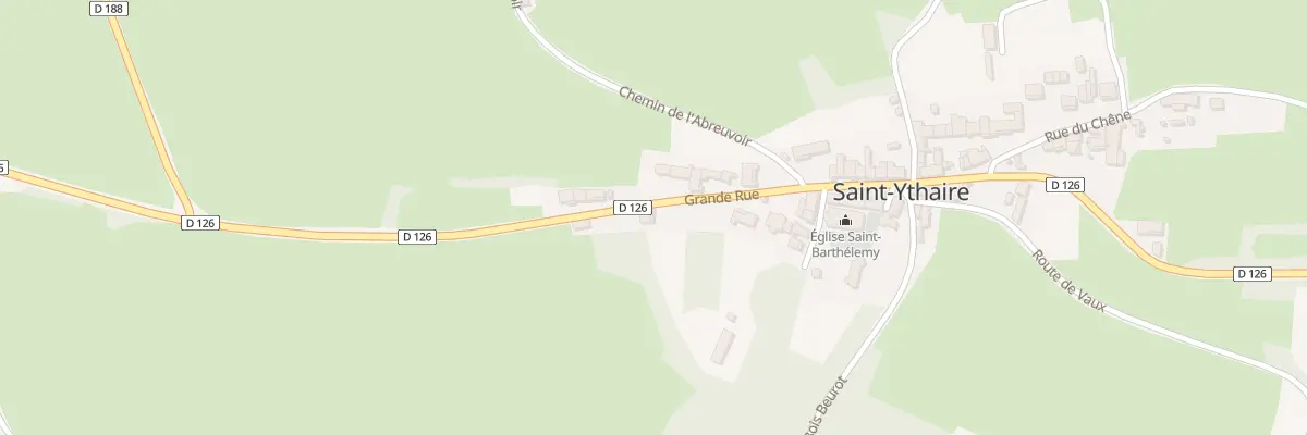 Plan du 5032 Le Bourg - St Ythaire à Bonnay-Saint-Ythaire
