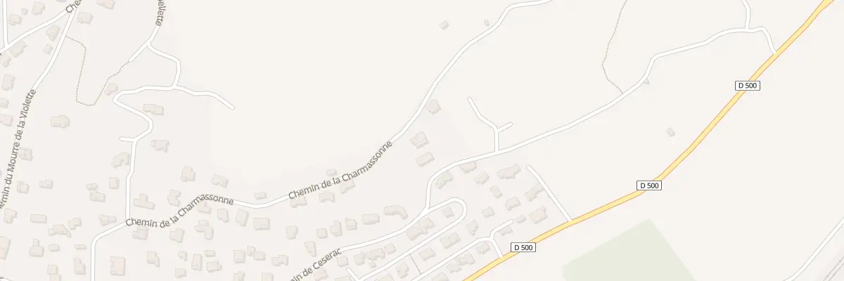 Plan du 5823 Che de la Charmassonne à Montfrin