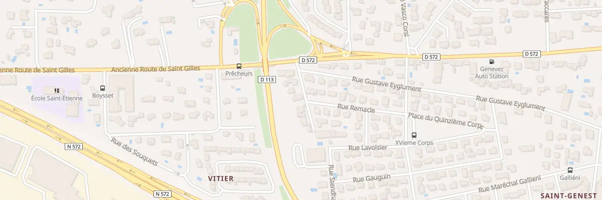 Plan du 5 Rue Gustave Flaubert à Arles