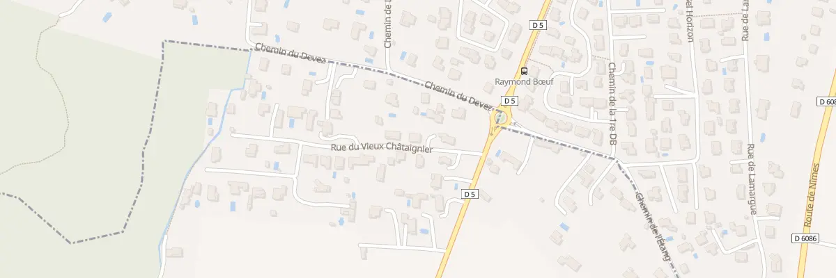 Plan du 94 Rue du Vieux Châtaignier à Tresques
