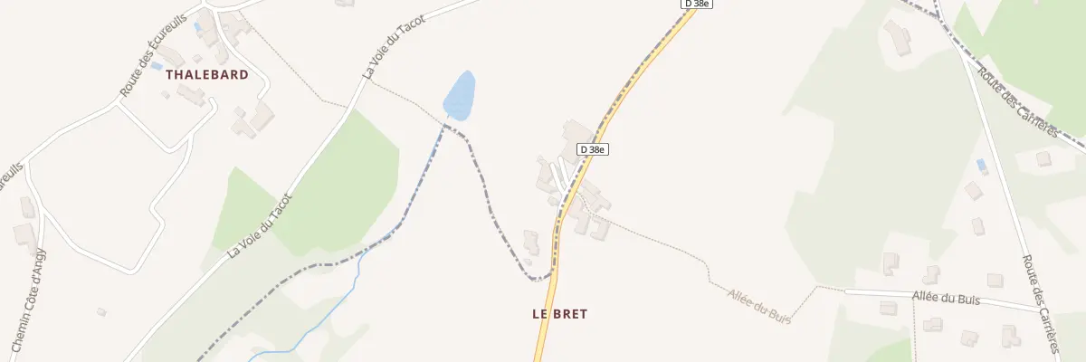 Plan du 5007 Le Bret à Moiré