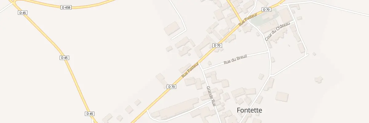 Plan du 22 Rue Pasteur à Fontette