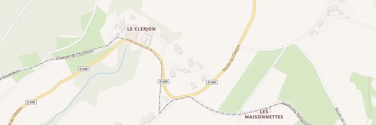 Plan du 5165 Le Clerjon à Montmelas-Saint-Sorlin