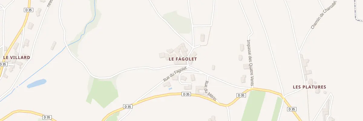 Plan du 13 Che de Geingeat à Vaux-en-Beaujolais