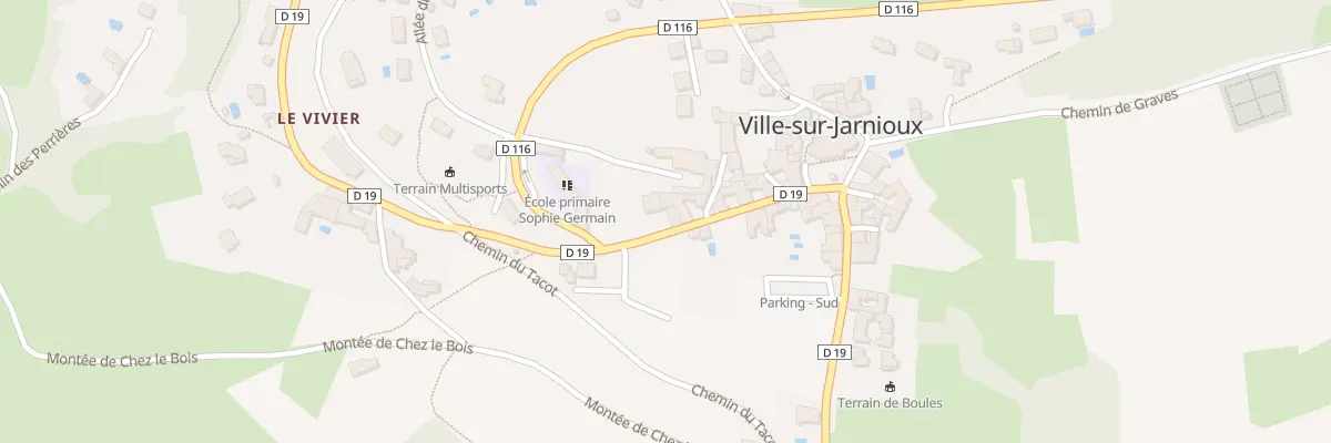 Plan du 130 Rue de la Gare à Ville-sur-Jarnioux