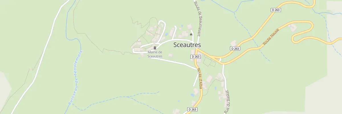 Plan du 5019 Le Village de Sceautres à Sceautres