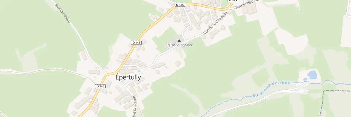 Plan du 8 Rue de la Chapelle à Épertully