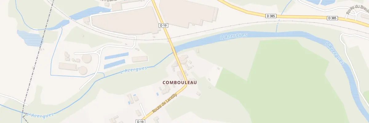 Plan du 5236 Combouleau à Chessy