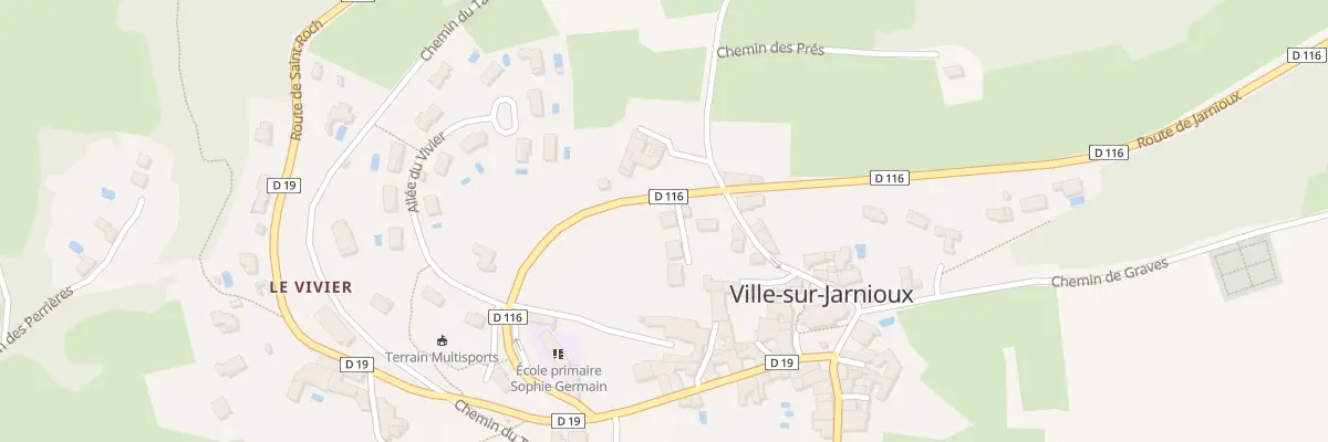 Plan du 260 Rte de Jarnioux à Ville-sur-Jarnioux