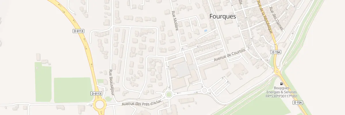 Plan du 26 Rue Etienne Courlas à Fourques