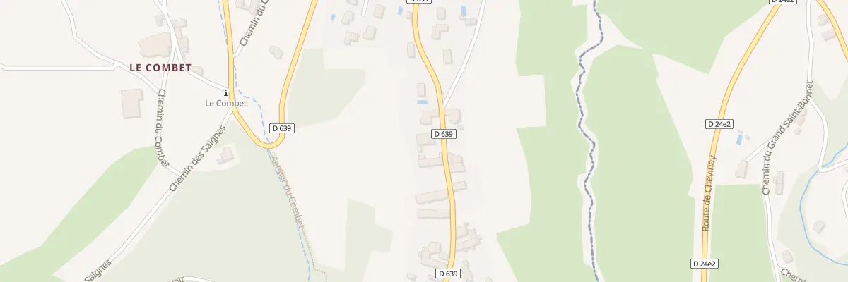 Plan du 235 Rue du Crêt de la Roche à Chevinay