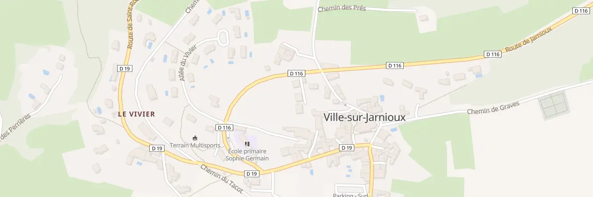 Plan du 262 Rte de Jarnioux à Ville-sur-Jarnioux