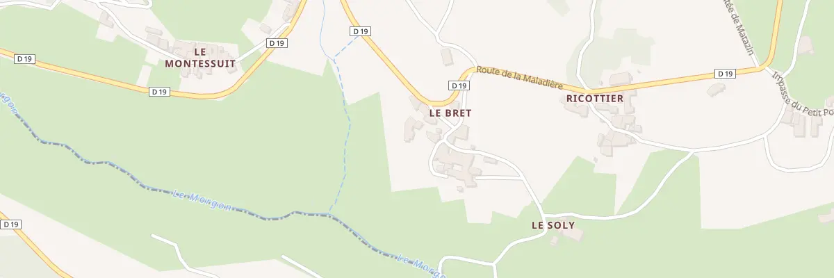 Plan du 10 Imp du Cerisier à Cogny