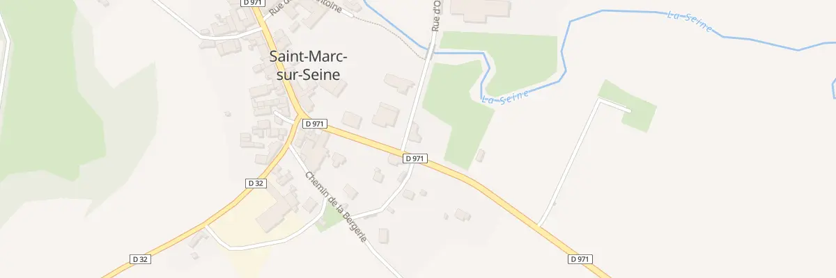 Plan du 5003 Les Ouches à Saint-Marc-sur-Seine
