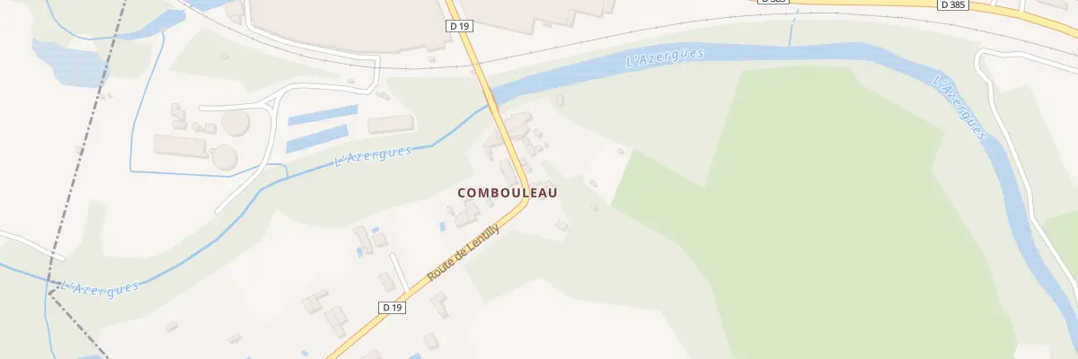 Plan du 327 Rte de Lentilly à Chessy