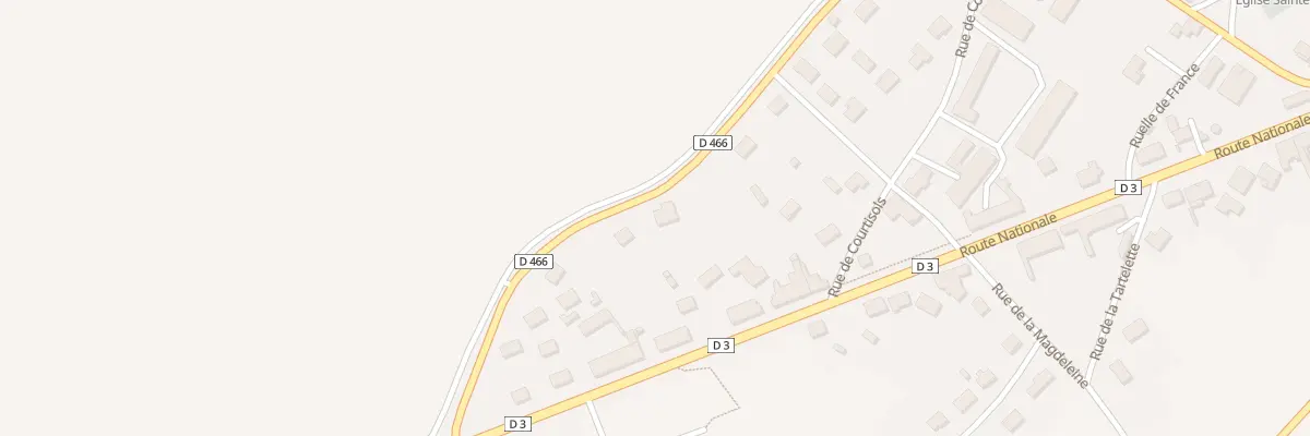 Plan du 16 Rte de la Croix à Tilloy-et-Bellay